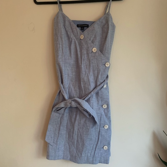 Banana republic linen cotton button mini dress - Picture 7 of 16